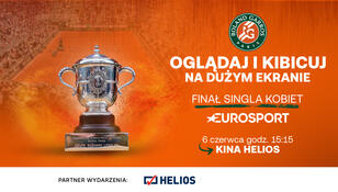 Tenis debiutuje w kinach Helios. Roland Garros na wielkich ekranach